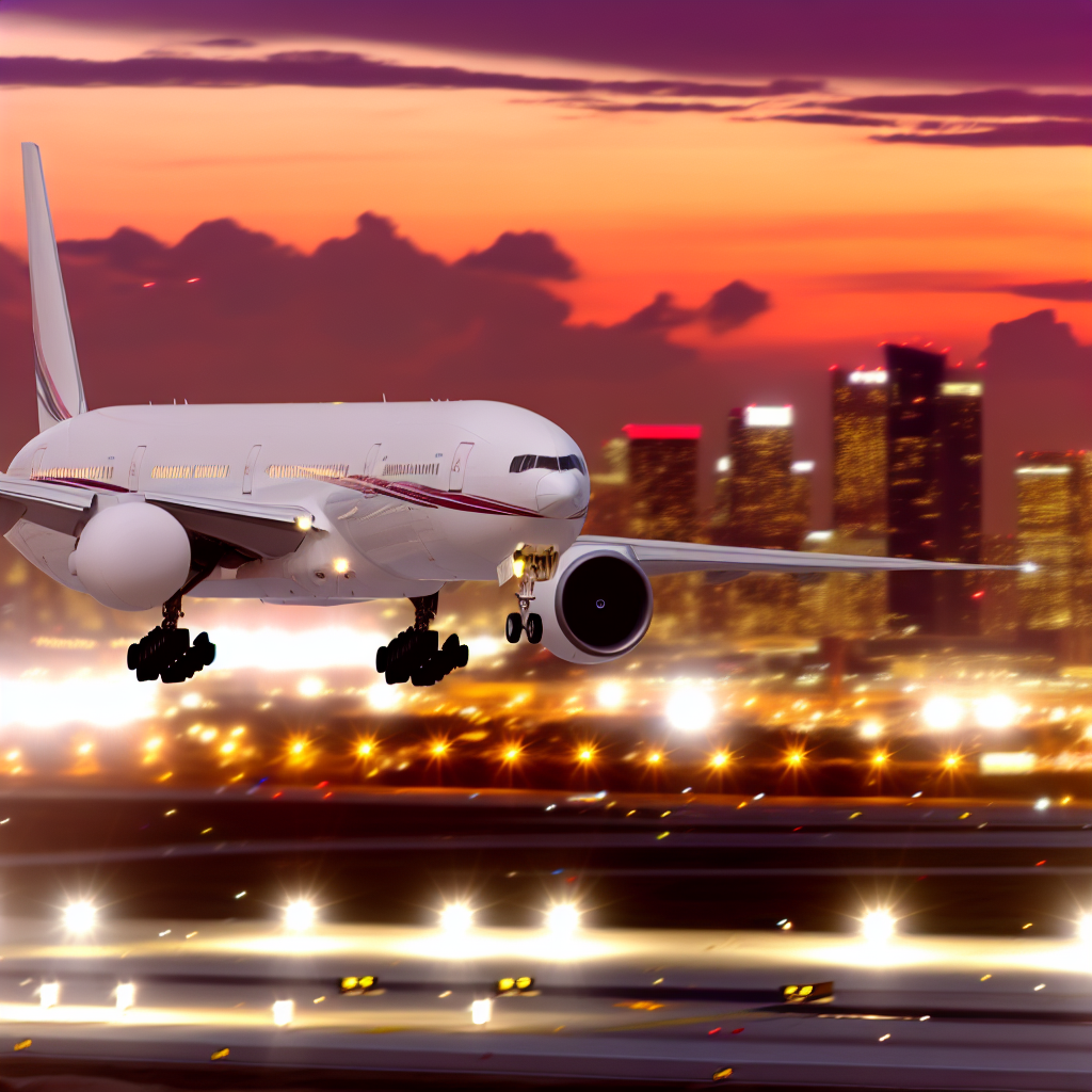 Imagen de simulación de vuelo
