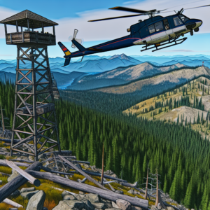Orbx lanza los miradores contra incendios de Idaho para MSFS 2024