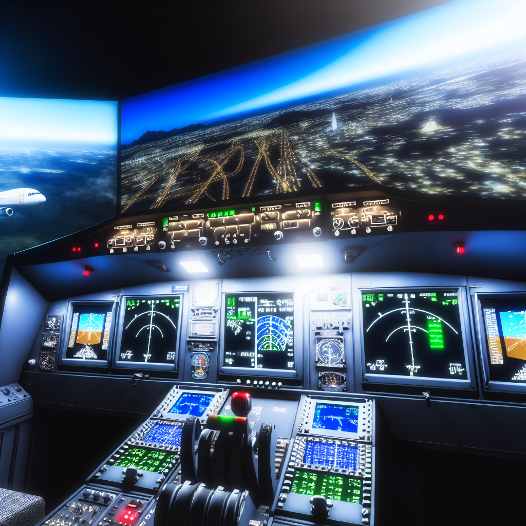 redes de simulación aérea